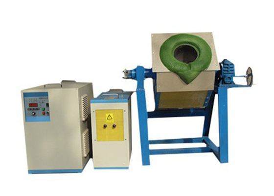25KW Small Induction Melting Furnace For Copper Scrap Metal
